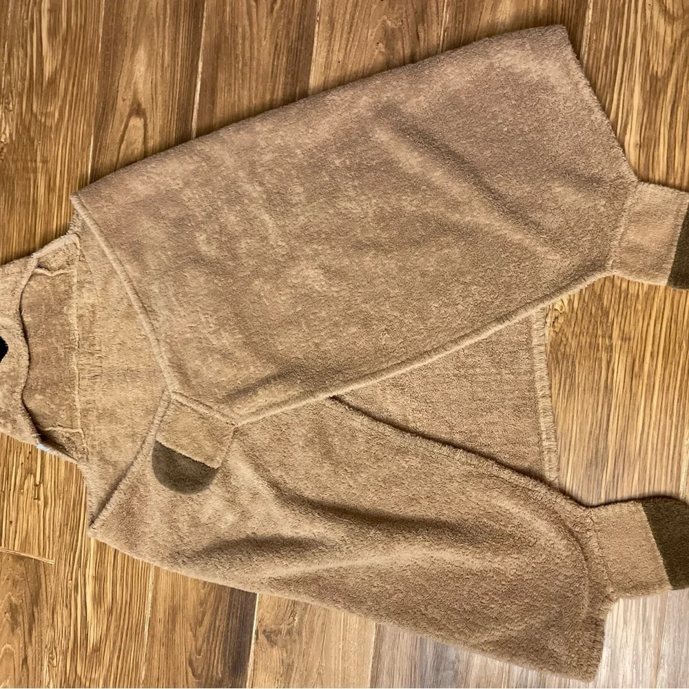Pottery Barn Kids Beige Hooded Blanket‎ with antlers